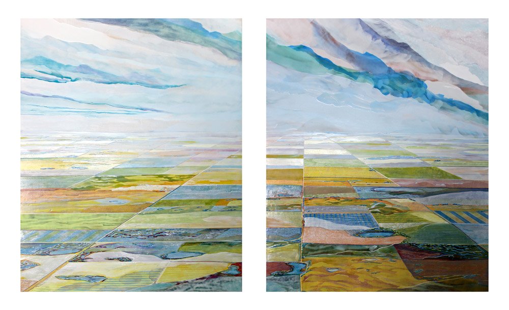 Skyhawk, The Paths to Cultivation, Diptych, 2021