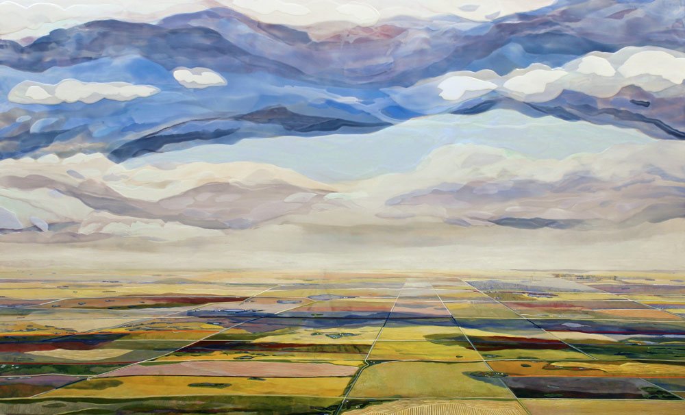 Skyhawk, After the Drought, 36" x 60", 2022