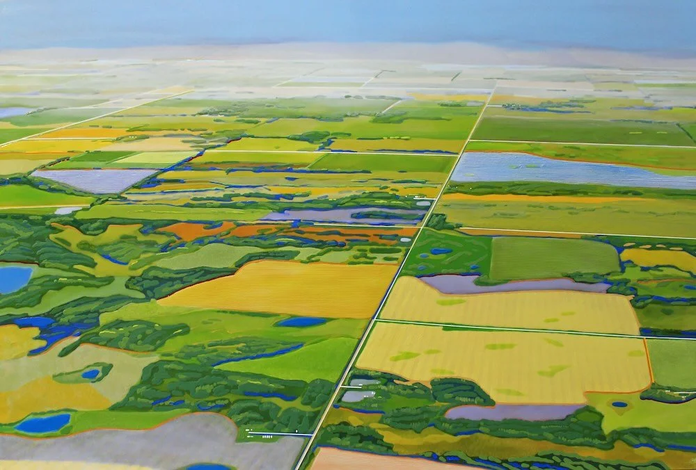 Edges, Heading North, 24" x 36"