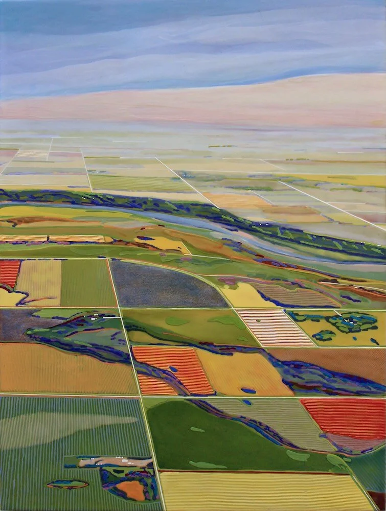 Edges, North Central Farmsteads, 24" x 18"