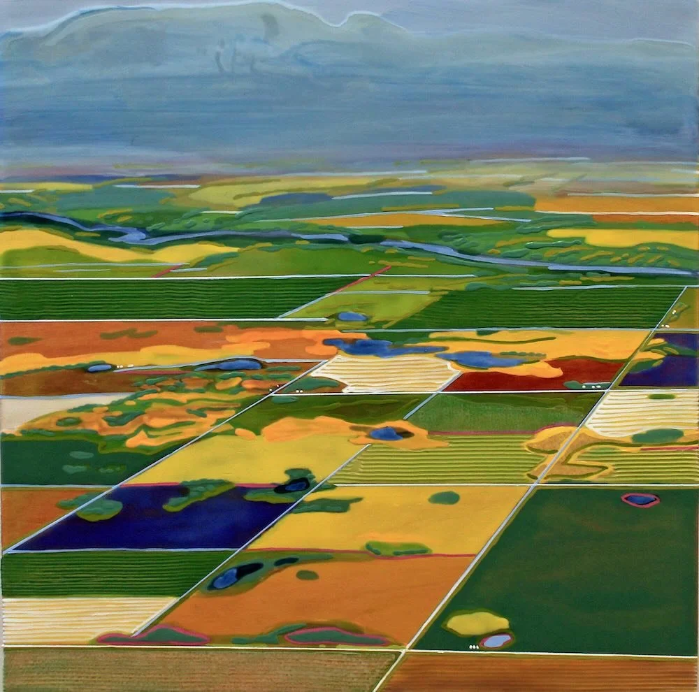 Edges, North Saskatchewan, 12" x 12"