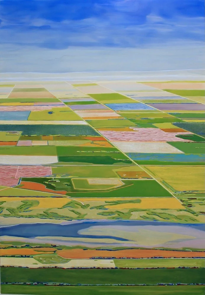 Edges, Small &amp; Large Plots, 36" x 24"