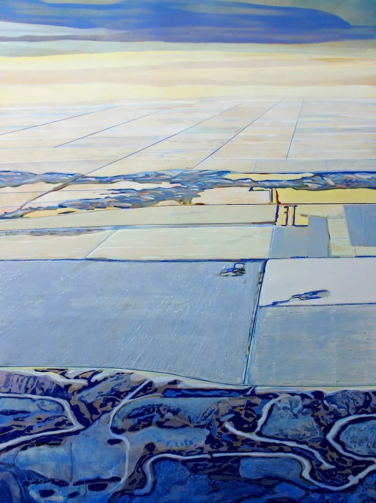 Edges, Winter Trails, 48" x 36"