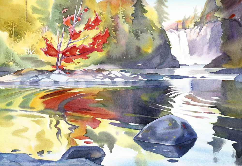 Agawa Falls Reflections