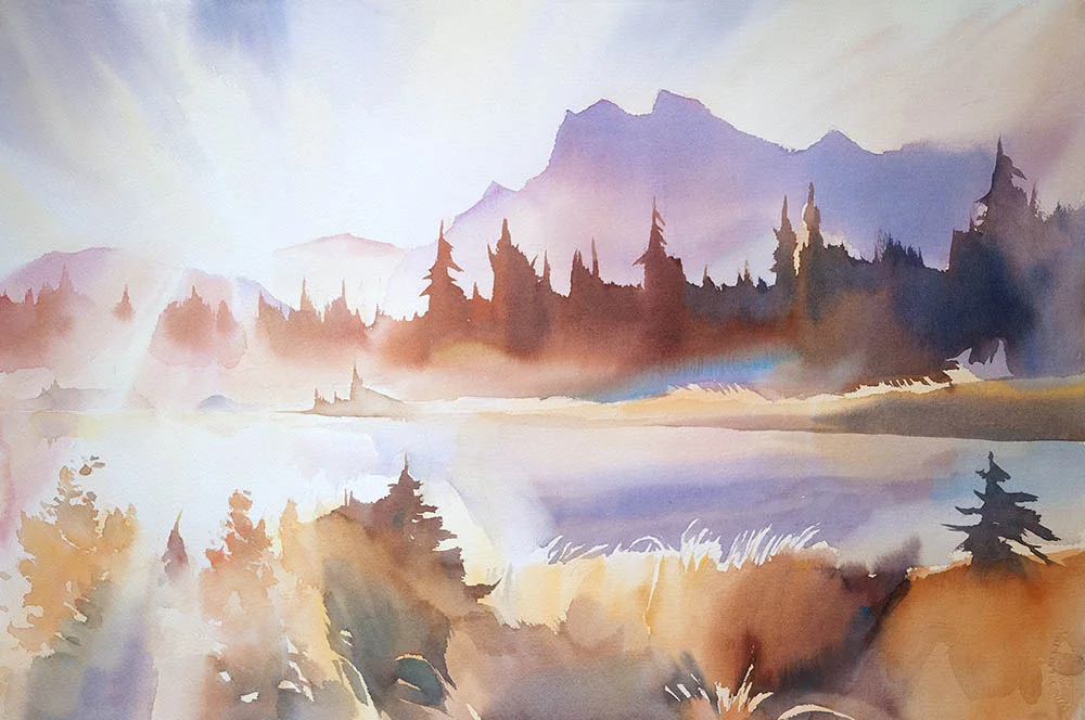 Sunrise, Vemillion Lakes n.1