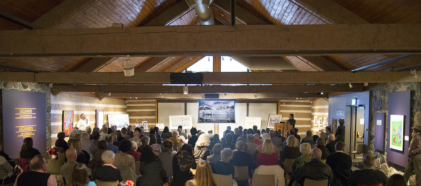 David presenting at the McMichael Canadian Art Collection
