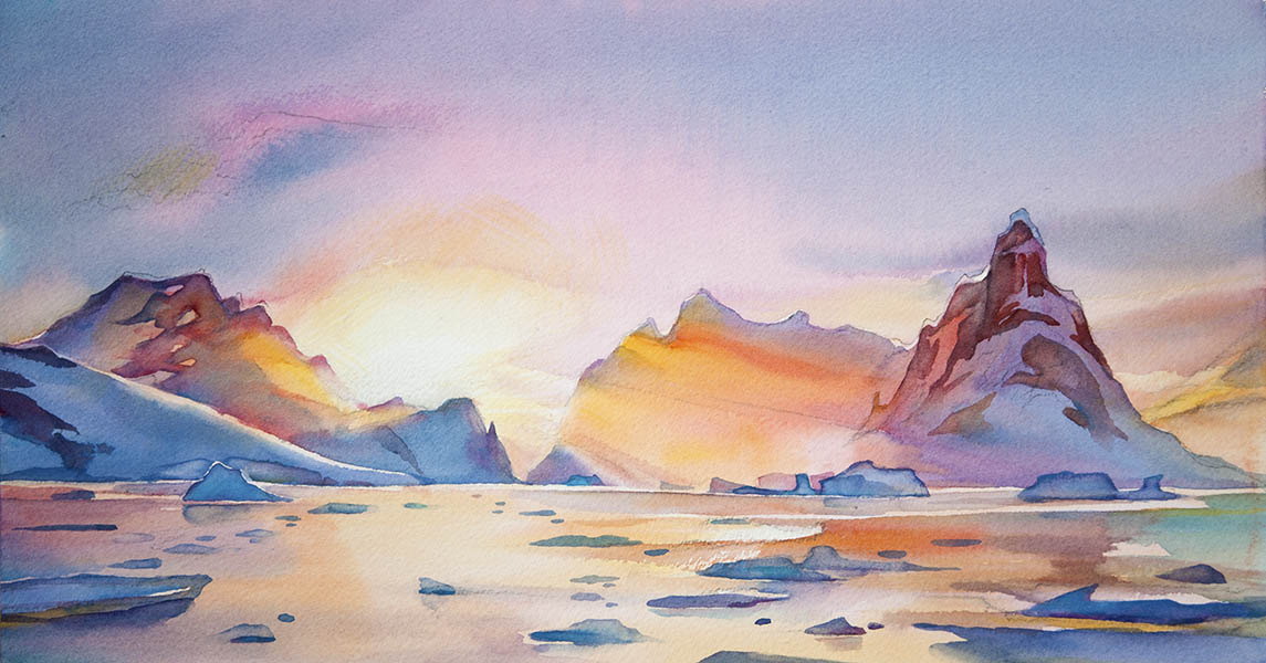 Lemaire Channel Sunset