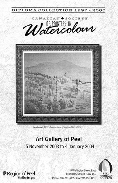 Diploma collection Canadian Society of painters in Watercolour