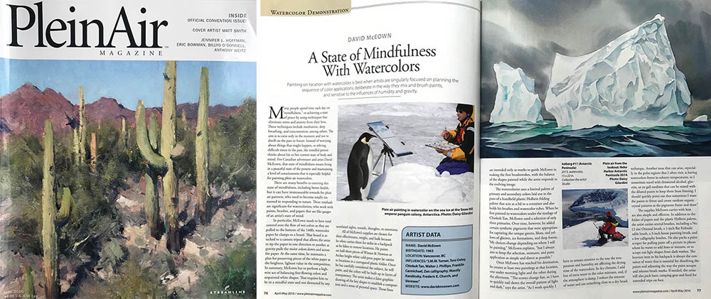 PleinAir Magazine, April- May 2016 Volume 5, Issue 2.