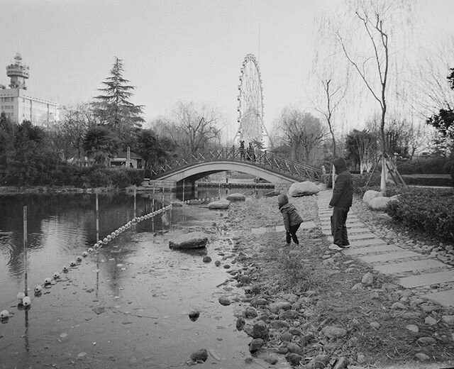 Each time I visit Jining I spend a few days photographing the city, always starting with this park. This was December 2017, exactly two years prior to my most recent visit. -
-
#mamiyarb67 #kodaktmax400 #blackandwhitephotography #filmphotography #fil
