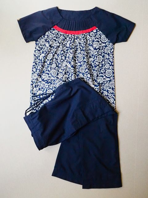 EPIC Cleopatra: Navy Blue Floral Paisley