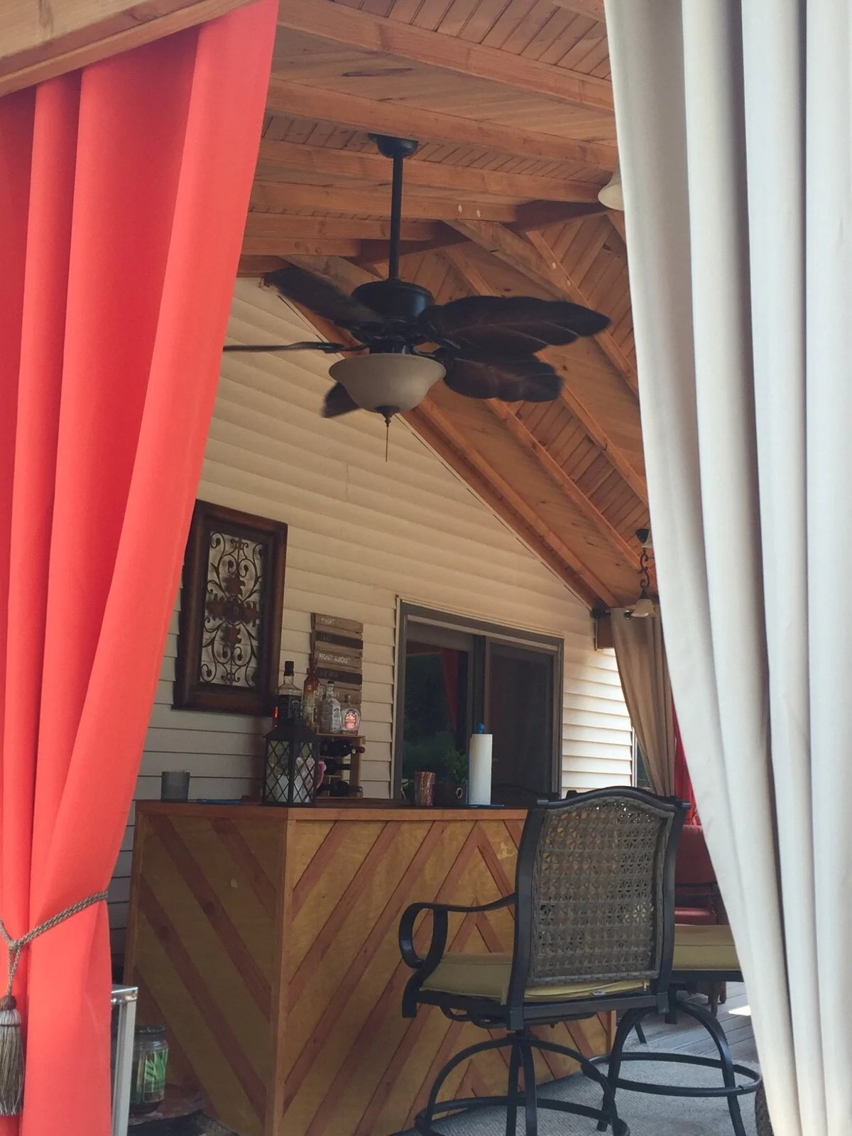 Custom Porch with Overhang — Ink Design Concepts LLC.