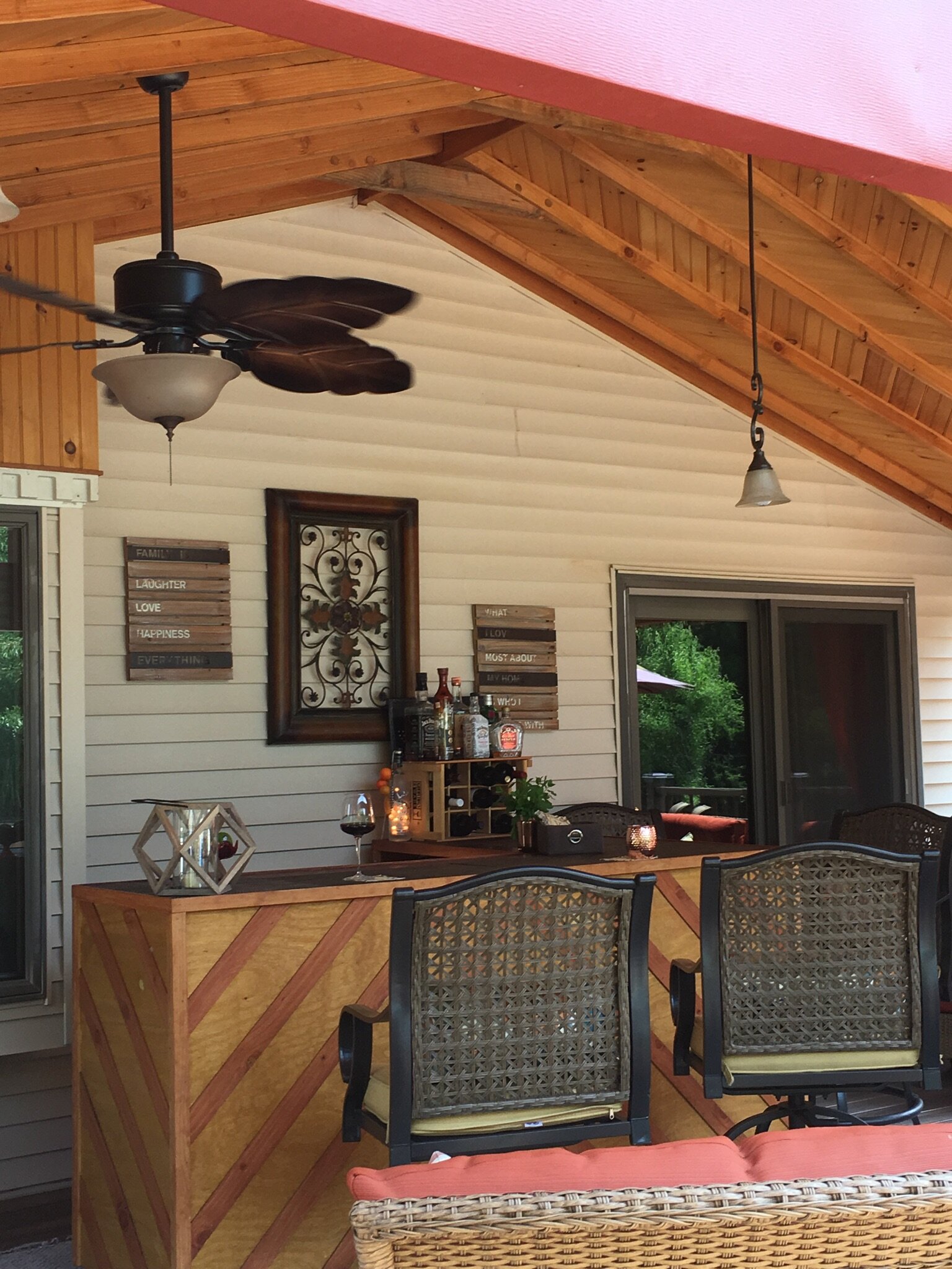 Custom Porch with Overhang — Ink Design Concepts LLC.