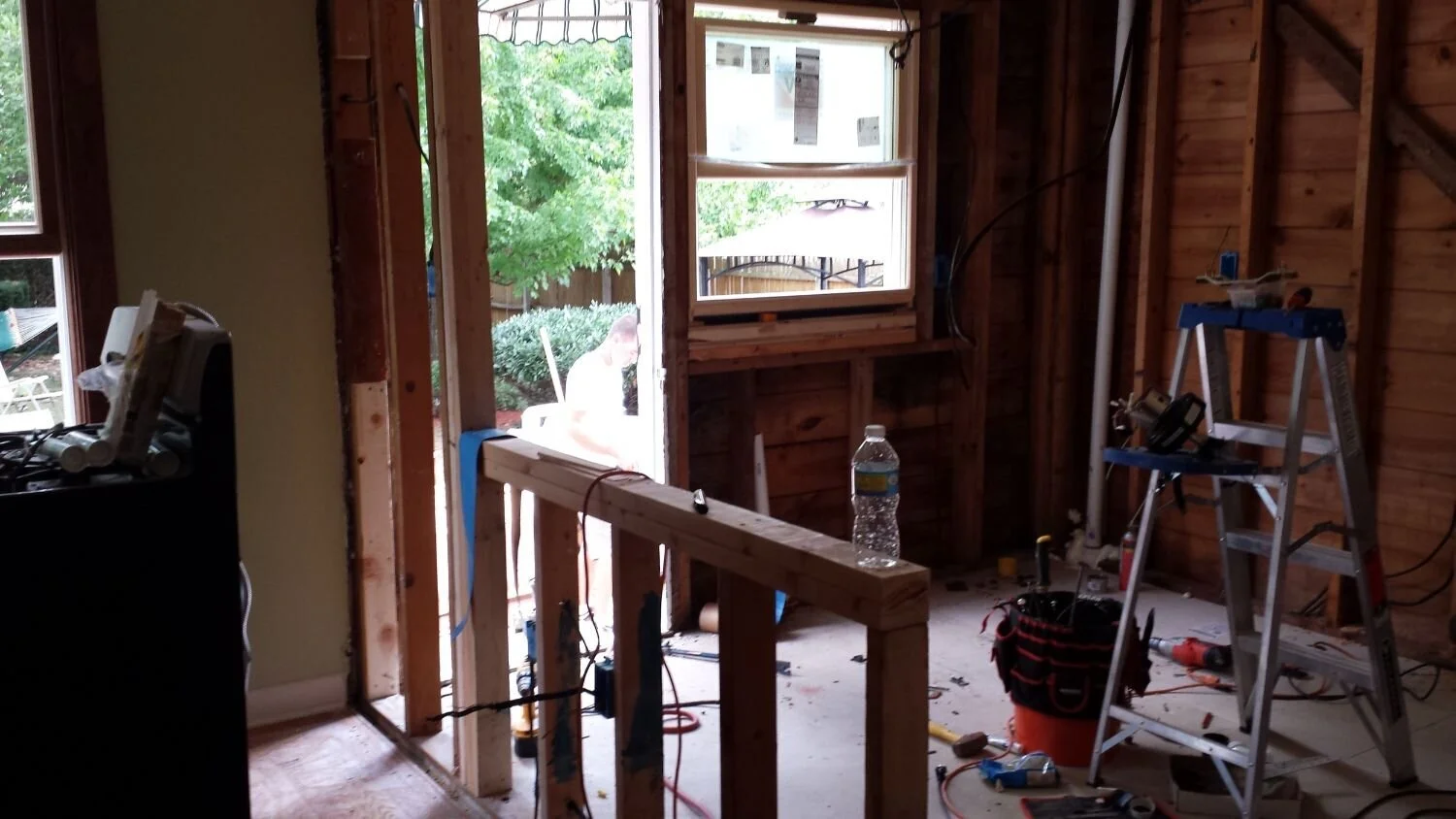 -Things can get a little messy during the remodel process