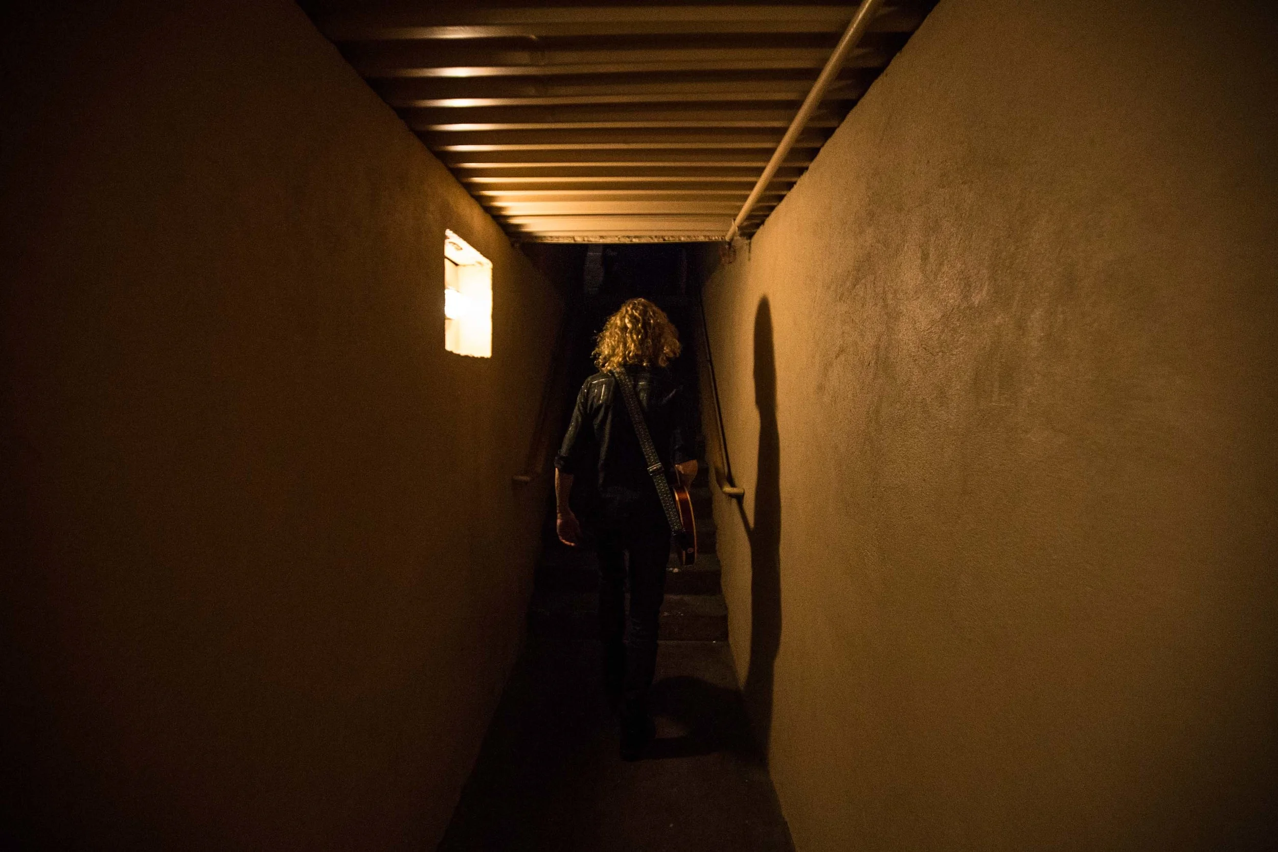 Guitarist Peter Stroud walks backstage at The Crazy Bull music venue in Macon, Ga. Stroud is Sheryl Crow's guitarist and has played for artist such as Don Henley, Sarah McLachlan, The Dixie Chicks and Shawn Mullins).