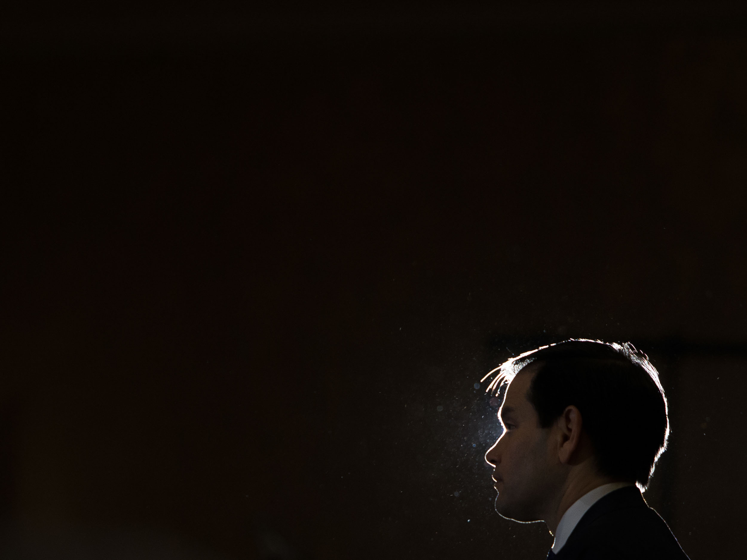 Republican presidential candidate Sen. Marco Rubio (Fla.) speaks during a campaign rally in Atlanta.