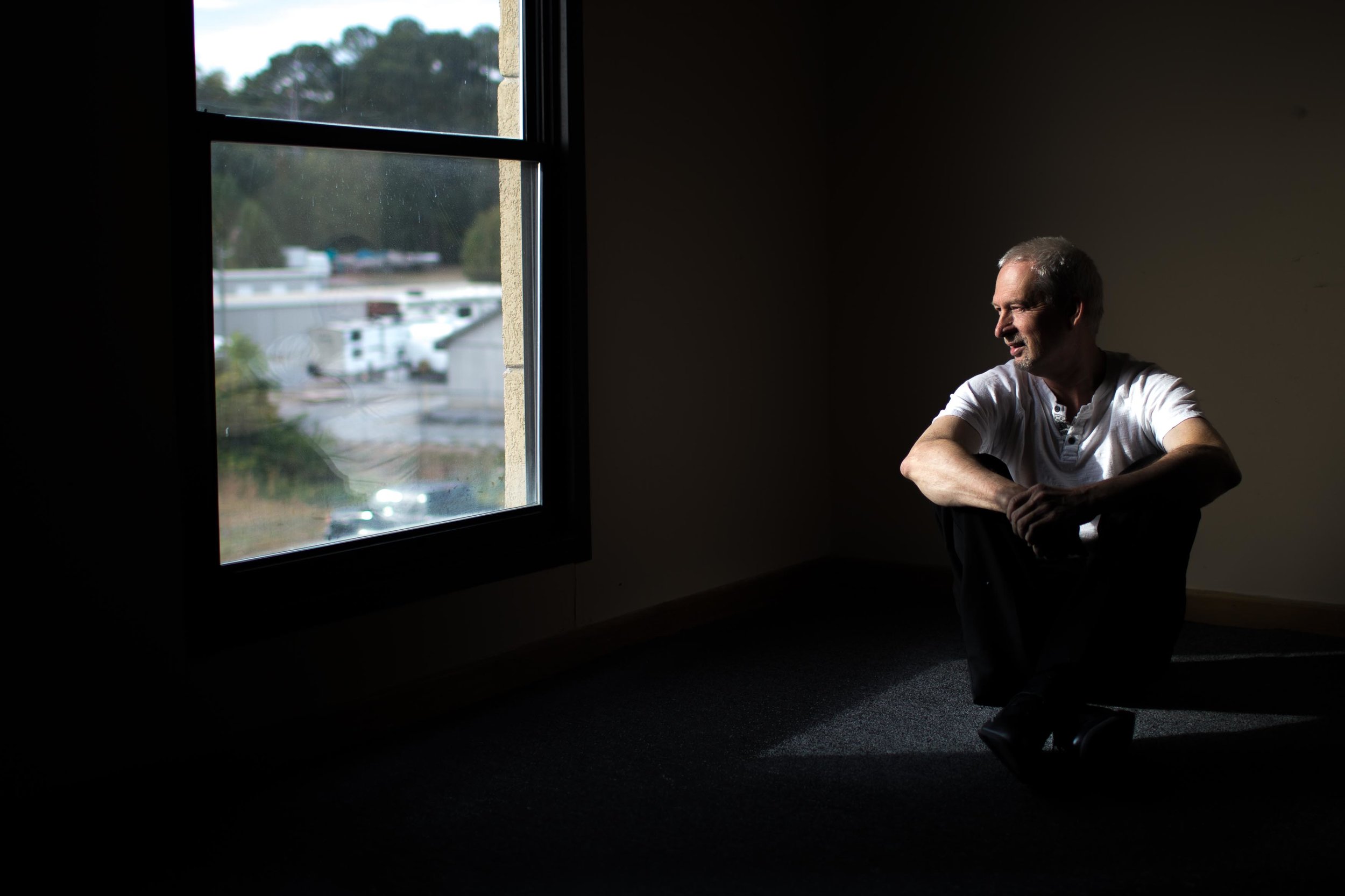 My dad laughs because just about every time I see him, I make him pose for a portrait. Photo by Branden Camp