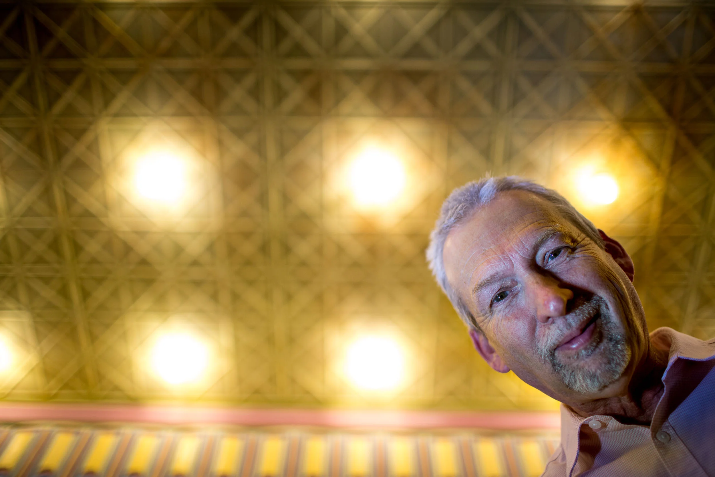 Chuck Camp, my dad and fellow filmmaker, poses for a photo at The Martin Centre in downtown Douglas, Georgia.
