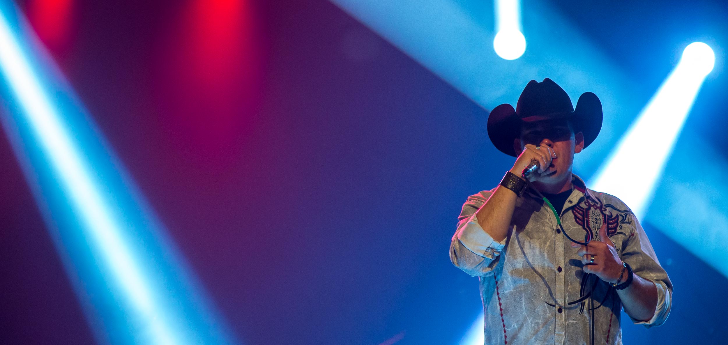 Country music artist Winston Slade performs at The Martin Centre in Douglas, Ga.