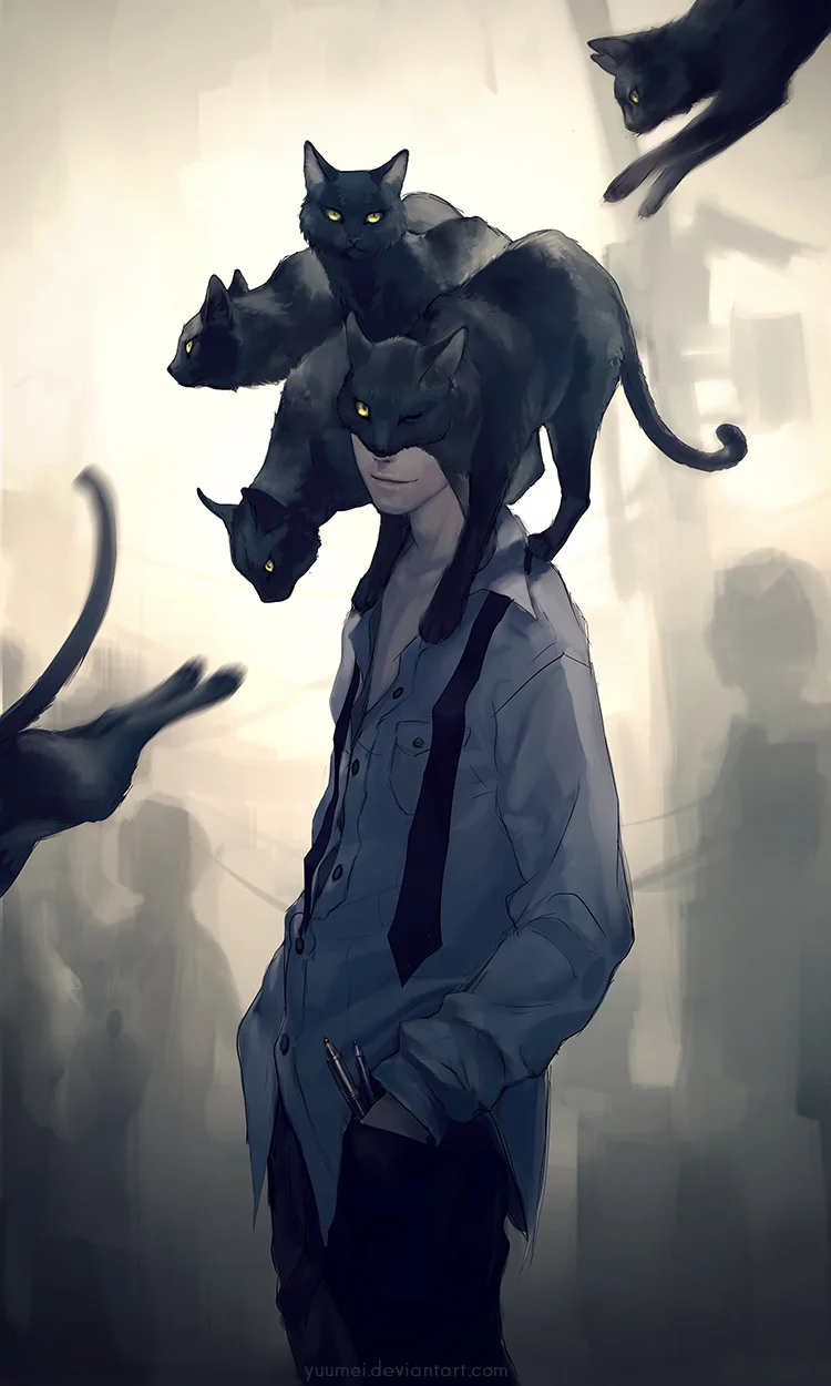 The Black Cat — Yuumei