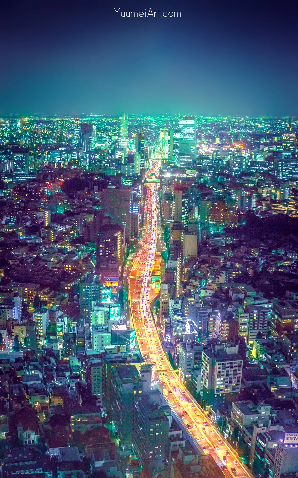 Tokyo Cityscape Yuumei Tokyo Cityscape Yuumei