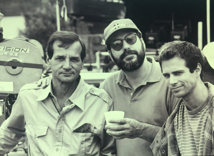 As a Producer, you get to pose at camera with your actor and the DP (my old pal Bobby Hudecek and Michael Manassari).