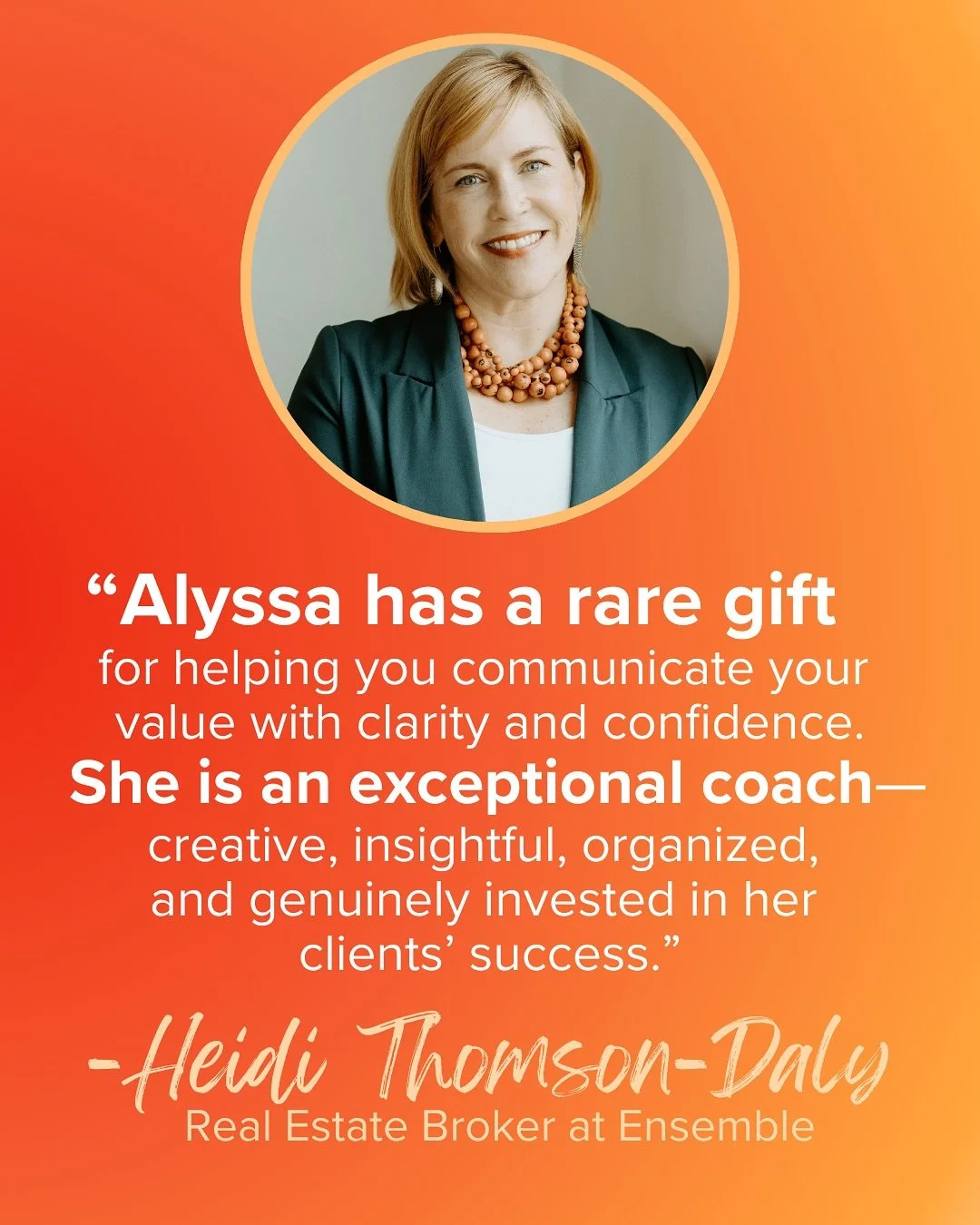 Thank you for the kind words, Heidi! 🥰🙏🏼&nbsp;

Everything that @htbythesea provides for her real estate clients and the community is rooted in her passion for helping and serving people. Maybe that sounds cheesy for me to say, but it&rsquo;s real