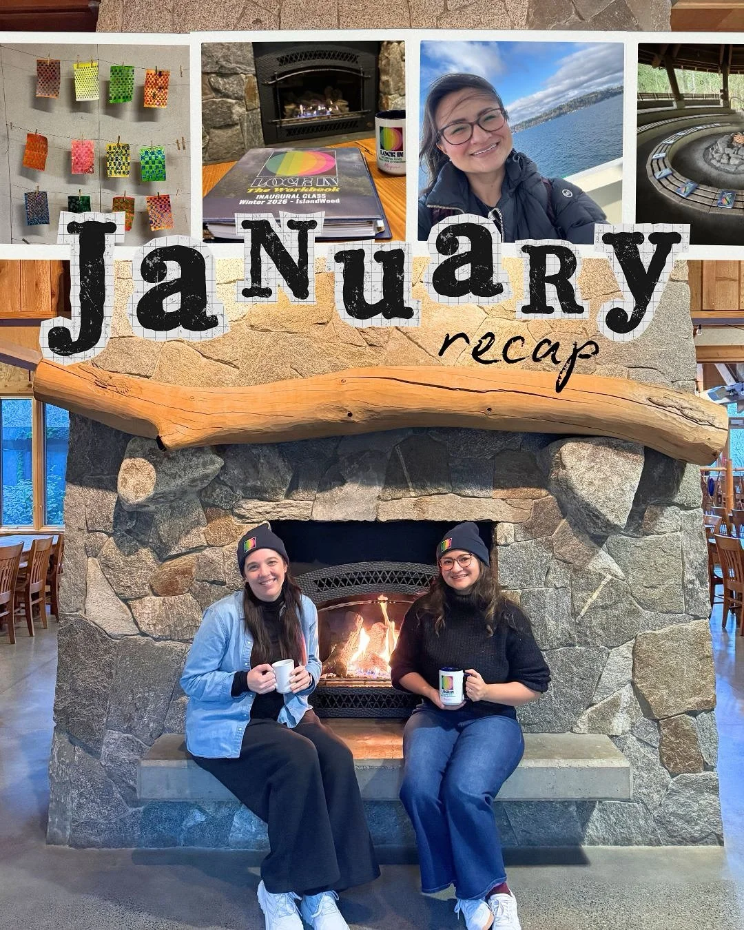 💓 Random Thoughts About January 

Loving evening walks with my Churro boy 🐕 and Mr. 🐧

No one is illegal on stolen land. 

😁 Week 3 of Lock In group coaching done, check check! Glad I get to be with these folks for 12 weeks! 

Immigrants make Ame