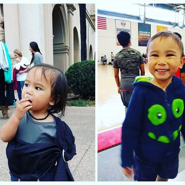 Look at my little babywearer then and now! Learn how to use your baby carrier with me in a small class at @san_diego_breastfeeding_center on Nov 2 at 10 am. Link to register in my profile!

#SanDiegoMom @sandiegocarries #BabyWearing #KoruCarriesUs @k