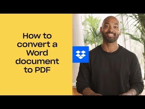 How to convert a Word document to PDF | Dropbox