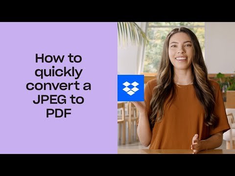 How to quickly convert a JPEG to PDF | Dropbox