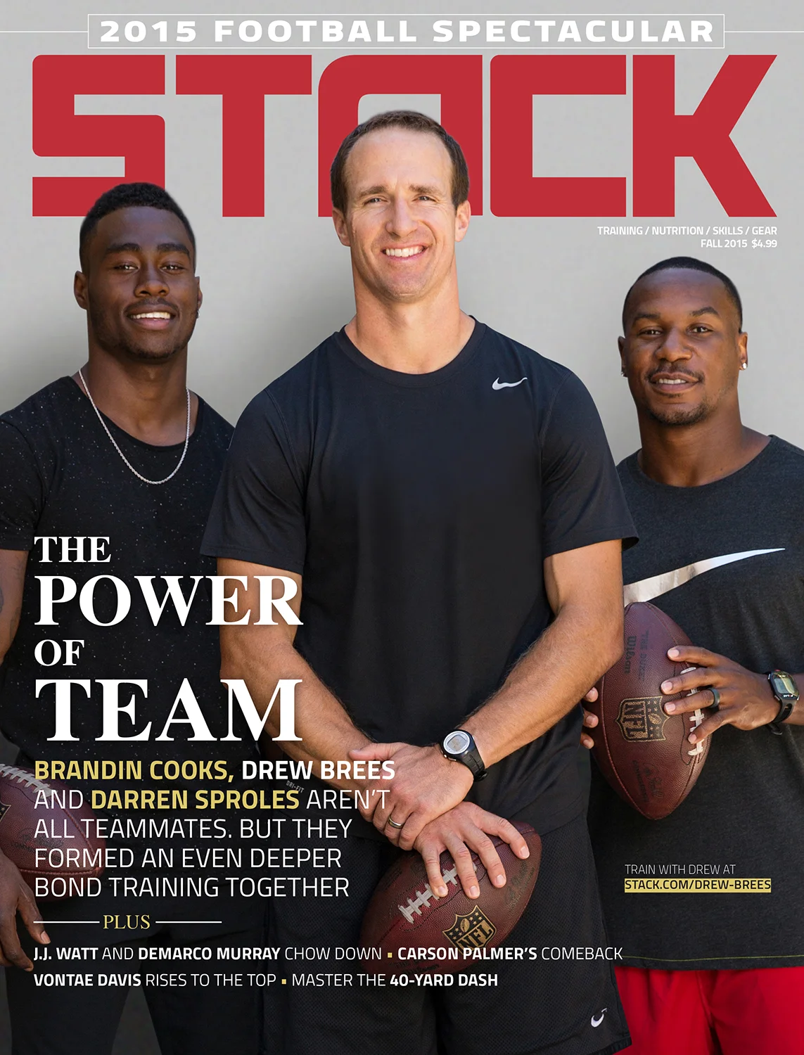 Brandin Cooks, Drew Brees, & Darren Sproles