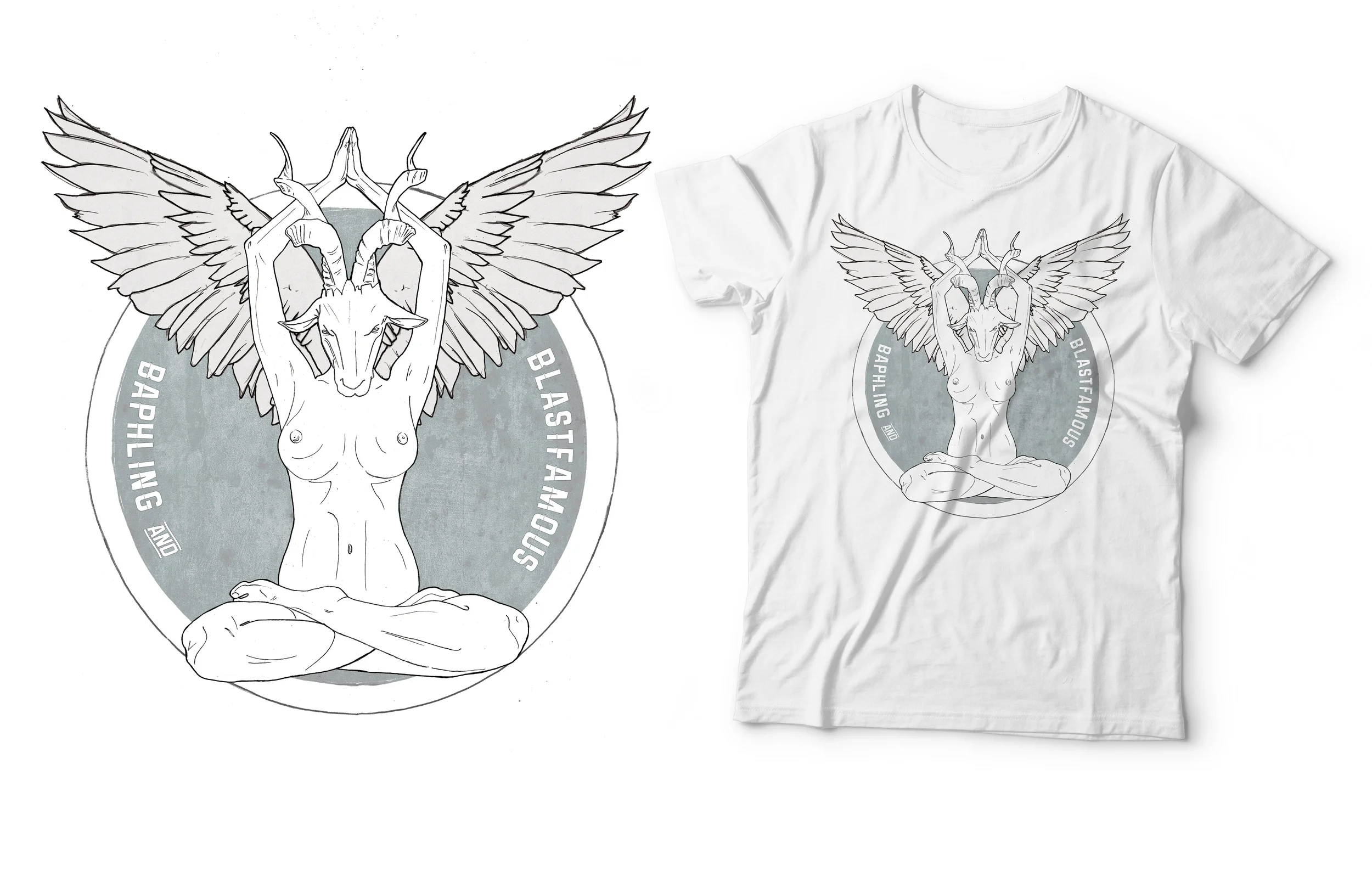 Just a nonchalant t-shirt for hipster Satan worshipers.