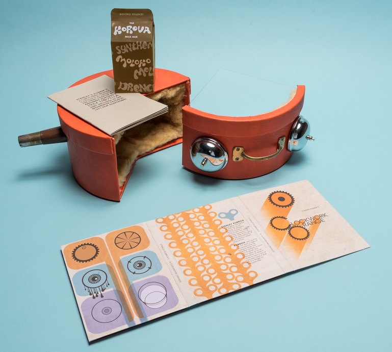 A collector’s edition commemorative DVD package for Stanley Kubrick’s “A Clockwork Orange”.