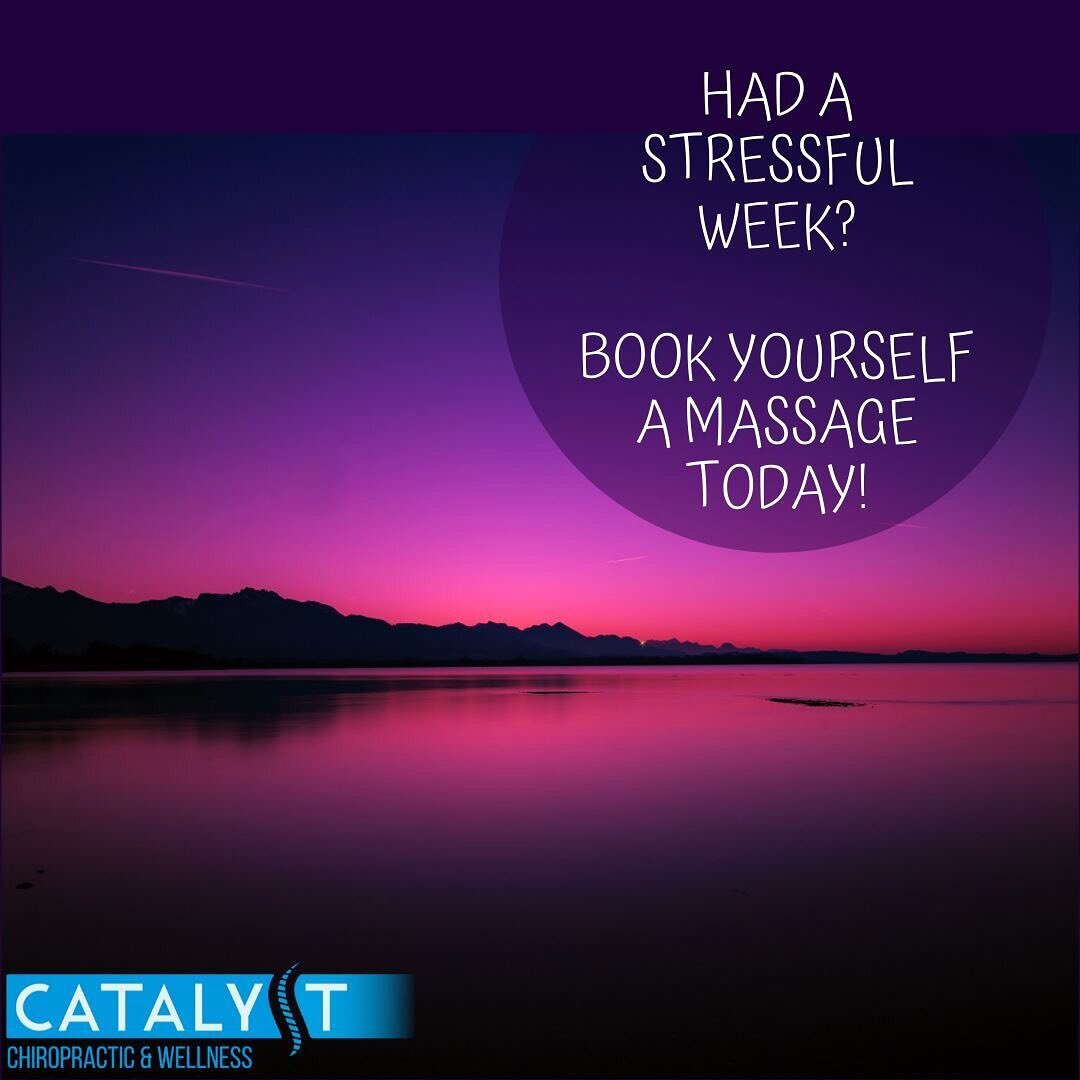 How has your week been? 
Massage Therapy appointments available!
.
.
#catalystchiro #catalyst #catalystchiropracticandwellness #massage #massagetherapy #massageyyc #chiro #chiropractic #chiroyyc #yyc #wellness #treatment  #healing #recovery #relax #r