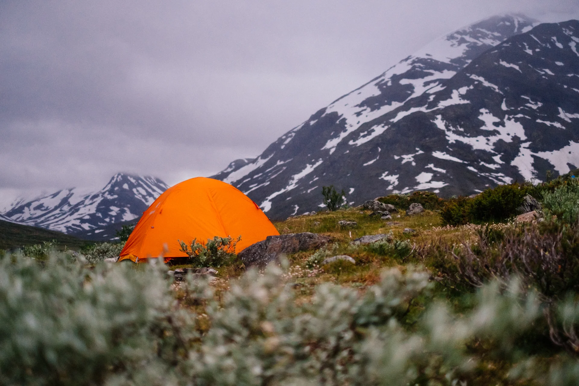 Camping at Spiterstulen
