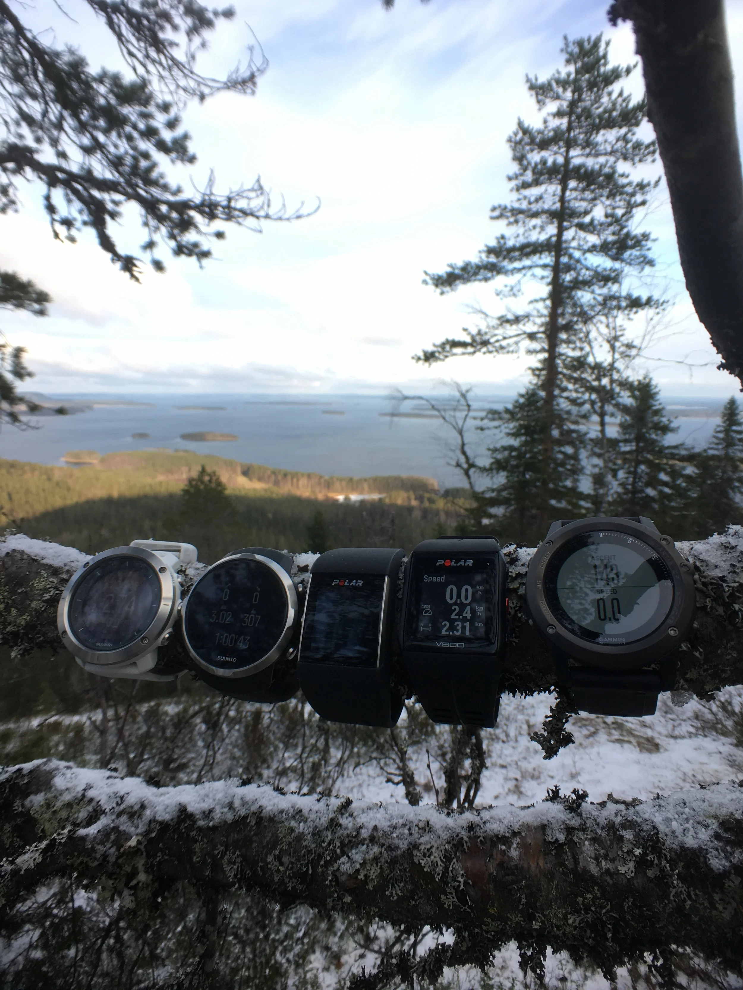 Garmin on the far right