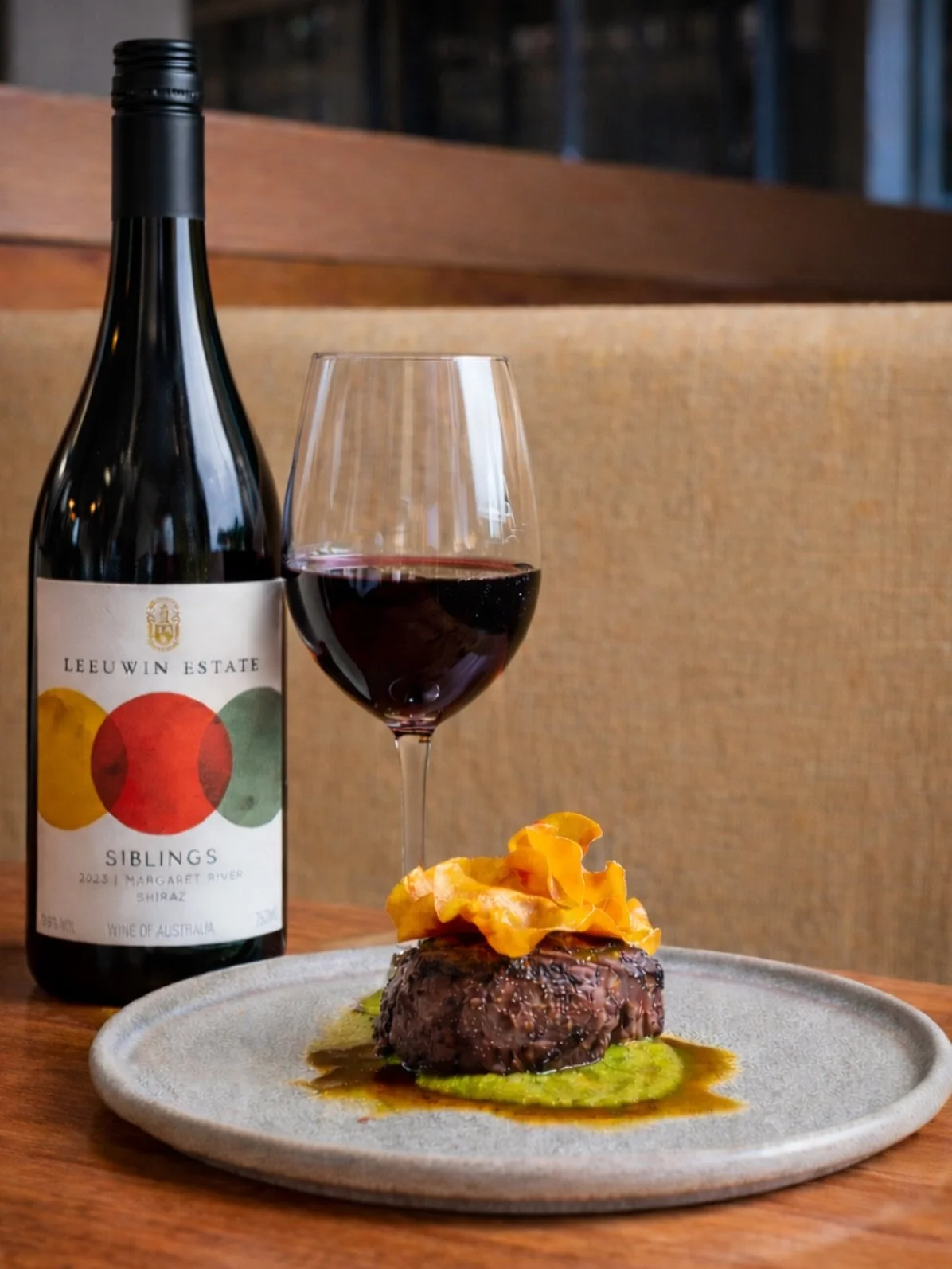 Free wine with your steak? Now we&rsquo;re talking 🍷

Join us Thursday and Friday for lunch and enjoy a complimentary glass of @leeuwinestate Siblings Shiraz or Sauvignon Blanc when you order a steak from our chargrill.

Why not try our new summer b