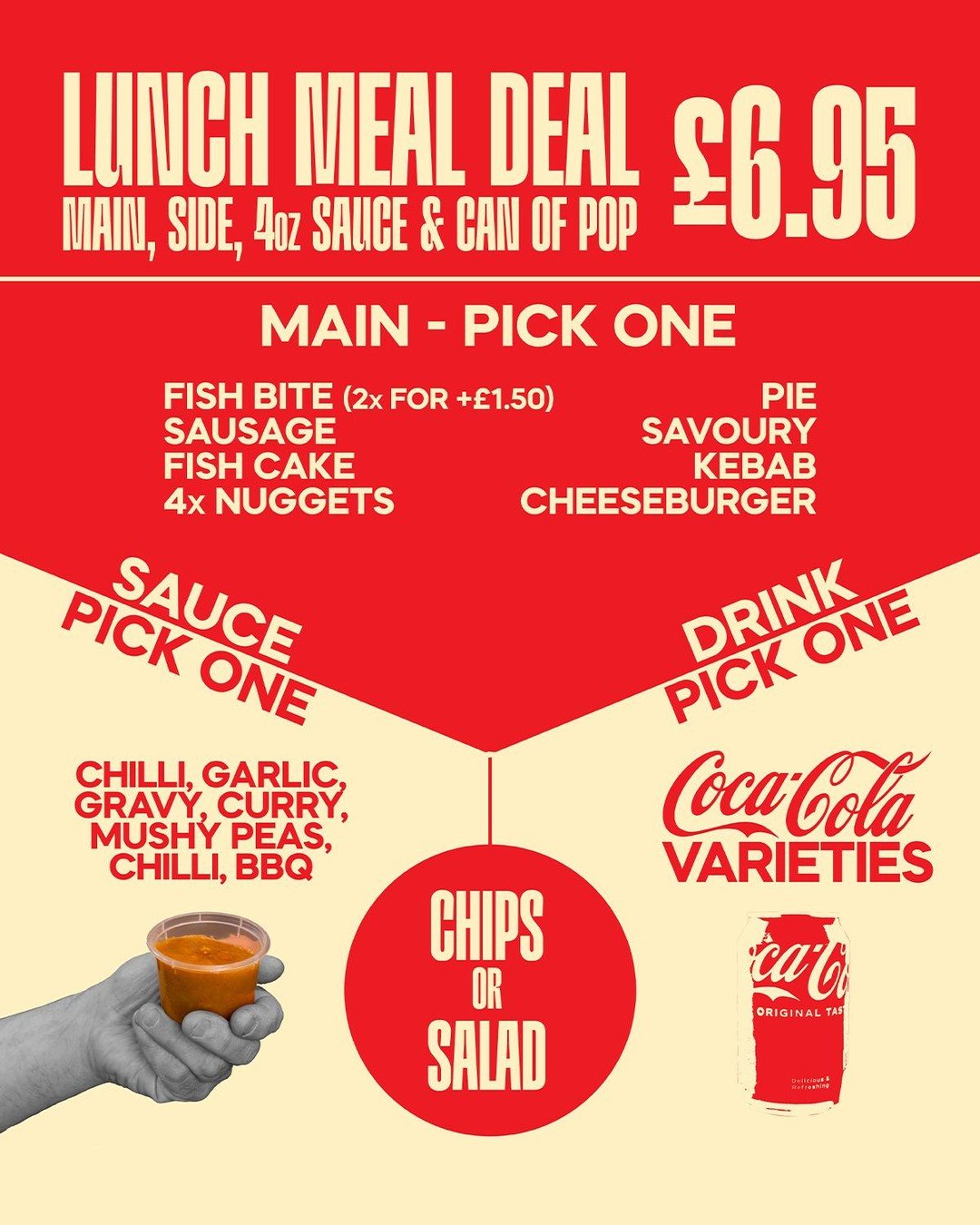 🍽️ Come grab your Gills Lunch Deal! Plenty of options for your midday pick-me-up! ✨