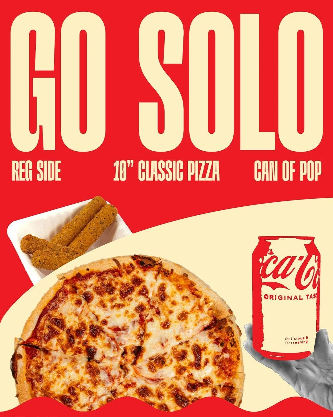 Pizza Night in for one. Grab a Side, 10" Slices and a pop for &pound;13.50 🍕

Order online or via the app to earn loyalty points to redeem on your upcoming orders.