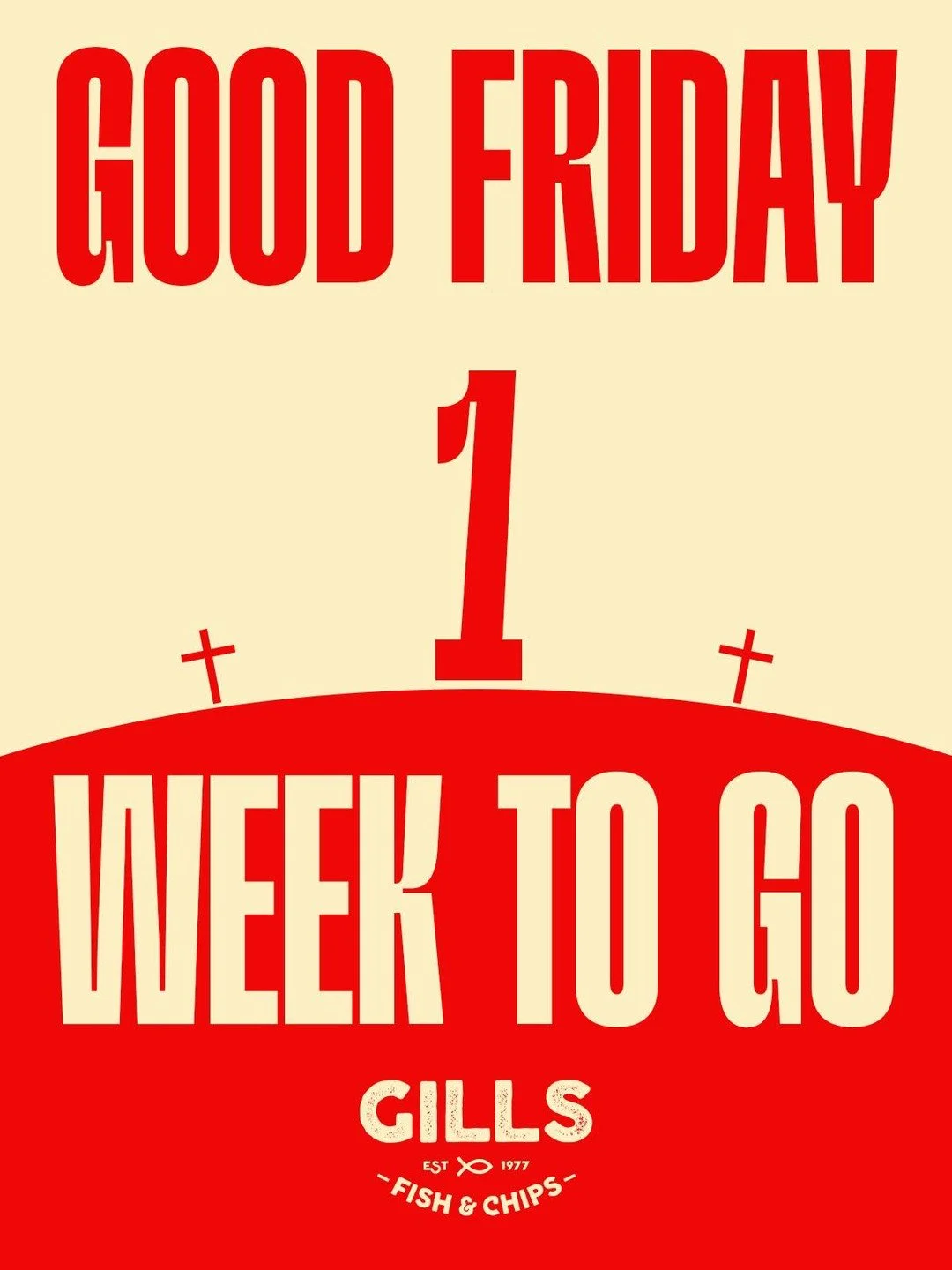 Only 1 week to go until the biggest Fish and Chips day of the year!
Don't miss out on the fun, download our app now to order for delivery or collection and skip the queues! #GoodFriday #FishAndChips #Newcastle #NewcastleEats #Easter