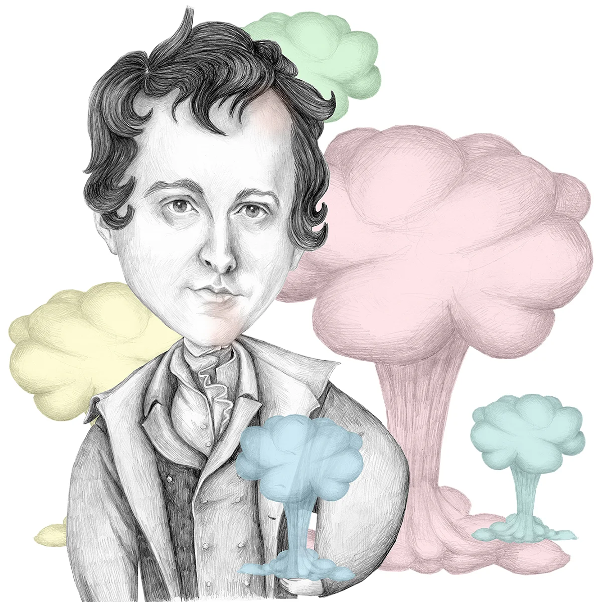 The British chemist and inventor Sir Humphrey Davy (1778-1829) was fired from his job as an apothecary because he caused too many explosions. When he took up the field of chemistry, he had the habit of inhaling the various gasses he was dealing with. The frequent poisonings left him an invalid for the last two decades of his life. During this time he also permanently damaged his eyes in a nitrogen trichloride explosion.
