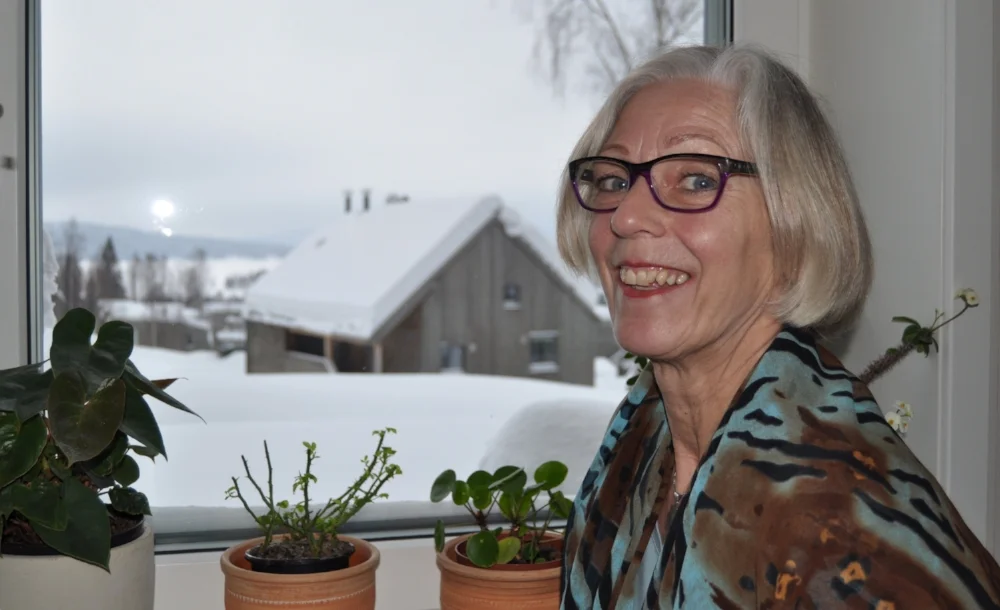 Overblikk: Griet Julianus er en aktiv dame, med oversikt over det meste som skjer i grenda.