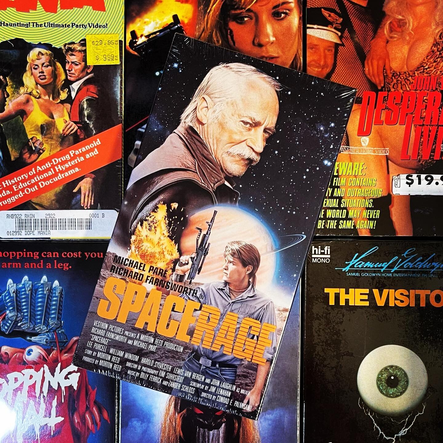 #VHSeptember Day 4 &hellip;in Space! Is a blast from our sci fi past where a retired detective and a bounty hunter team up on a remote mining planet to guard over an intergalactic wild man bank robber who&rsquo;s been sentenced to a penal colony for 
