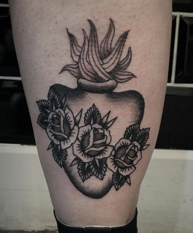 Black &amp; Grey Traditional by Alex Knowles
