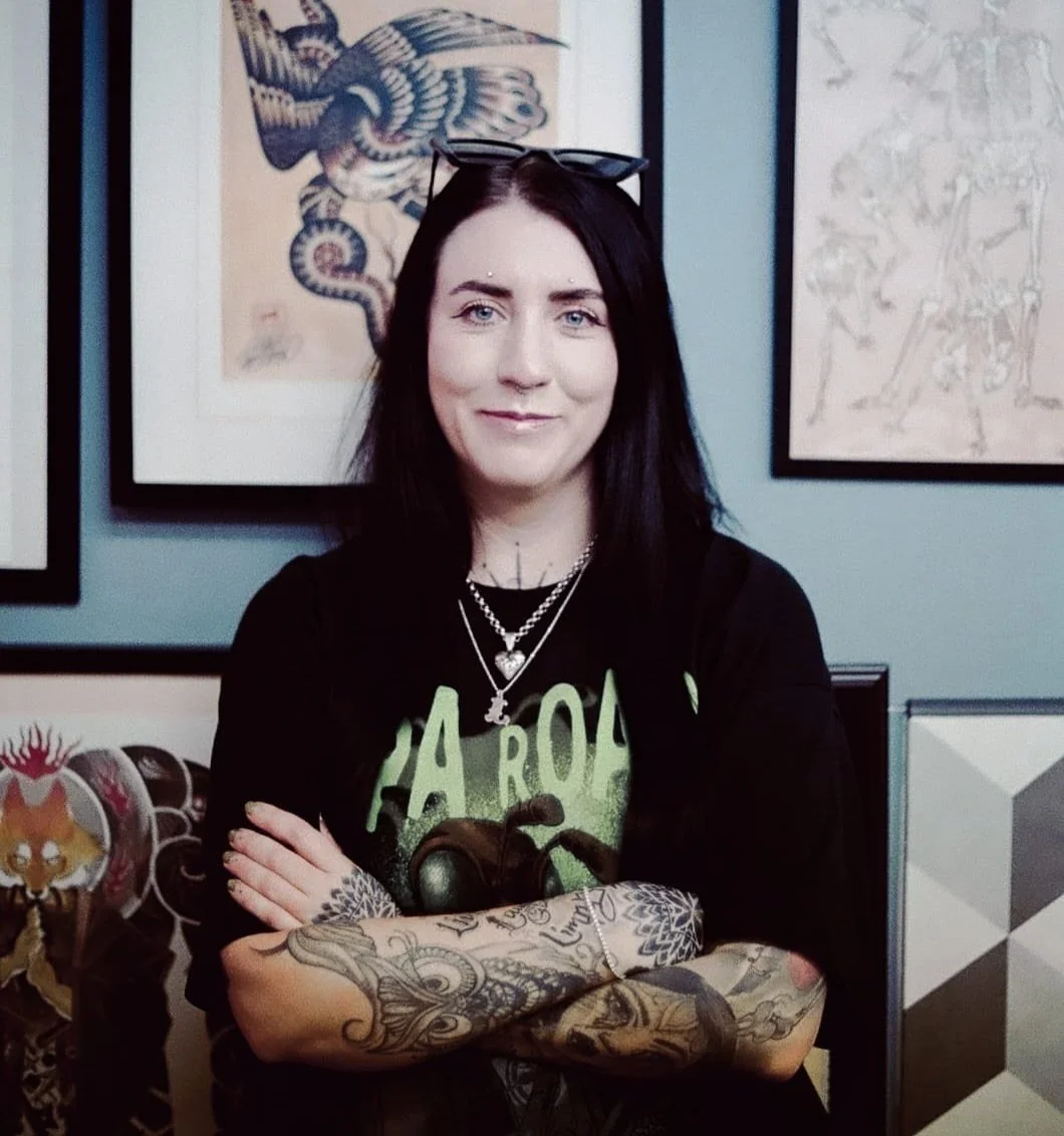 Kilburn Original's piercer Logan. Known for her professional and friendly attitude