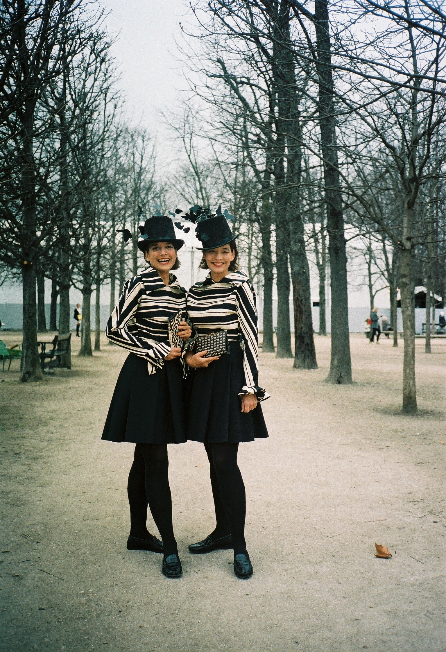 Twin designers in the Tuileries.jpg