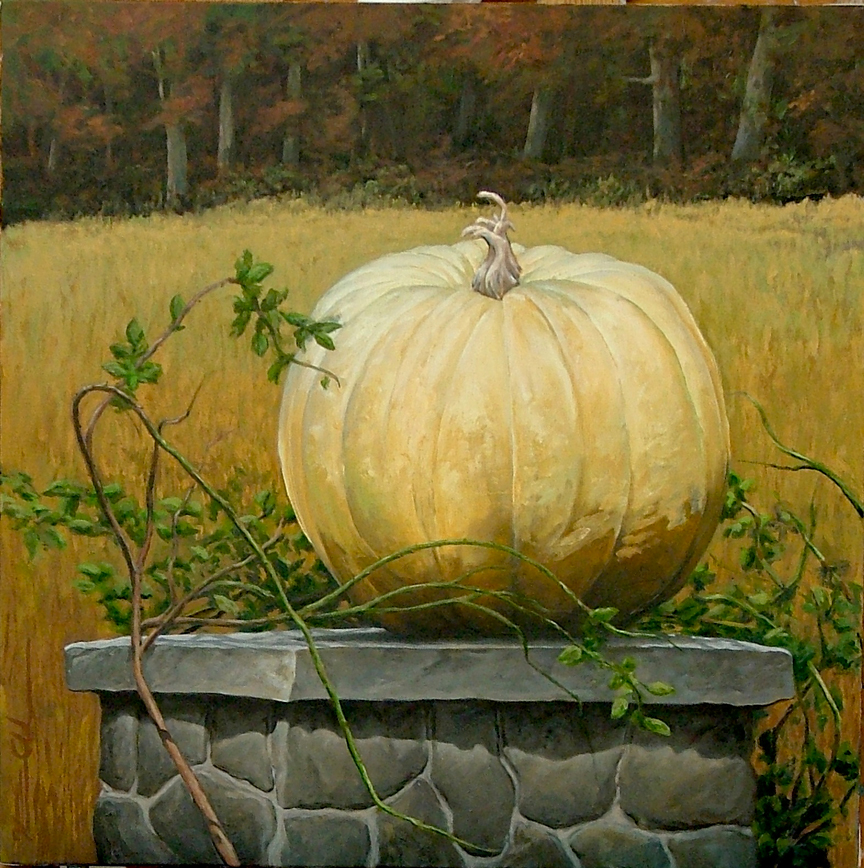 White Pumpkin   24 x 24   Oil on Canvas (sold)