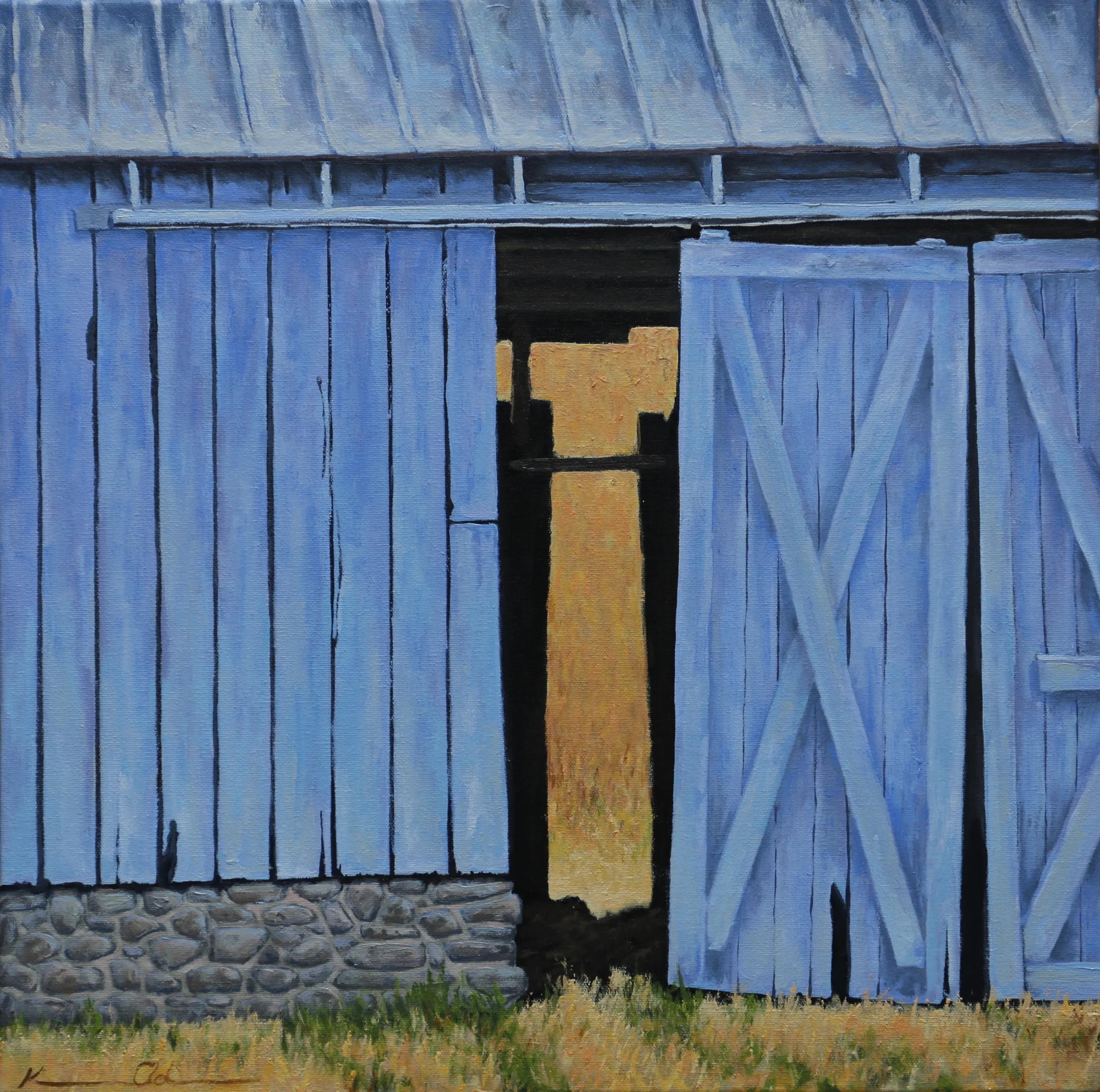 Alone Ben Venue 20 X 20 oil on canvas SOLD