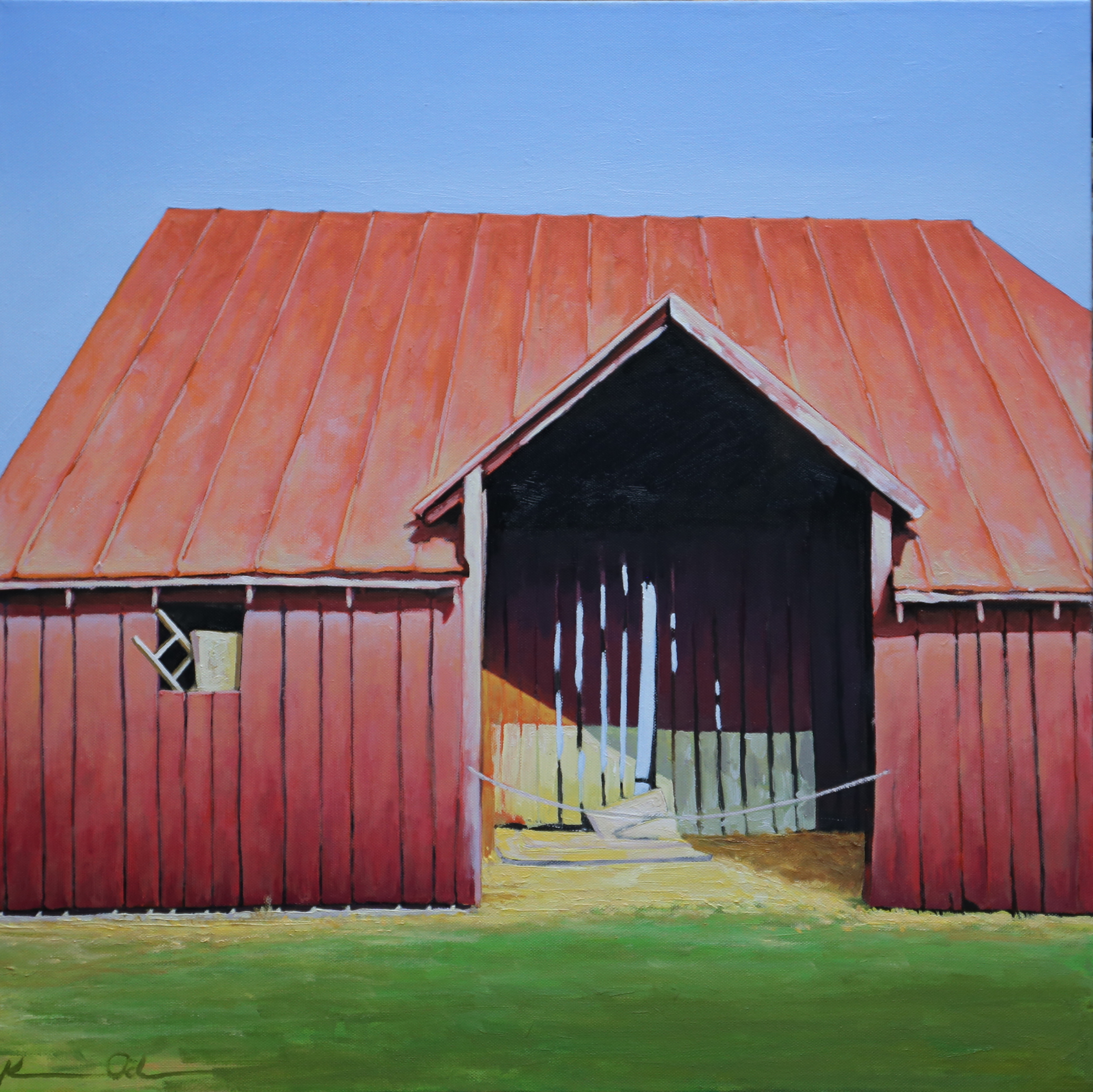 Middleton Bar 24 X 24 oil on canvas
